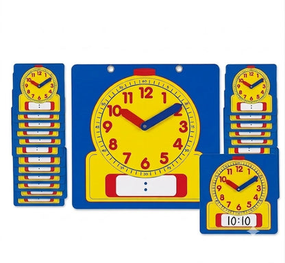 Write-On Learning Clock Classroom Set
