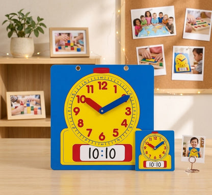 Write-On Learning Clock Classroom Set