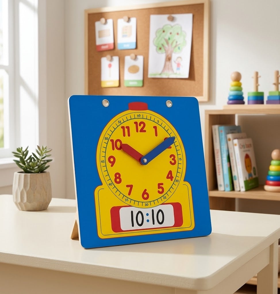 Write-On Learning Clock Classroom Set